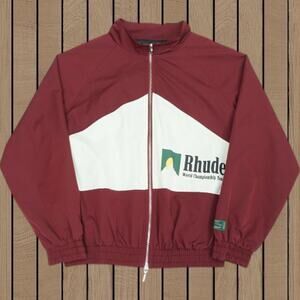 Men's Rhude Zipper Jacket Red